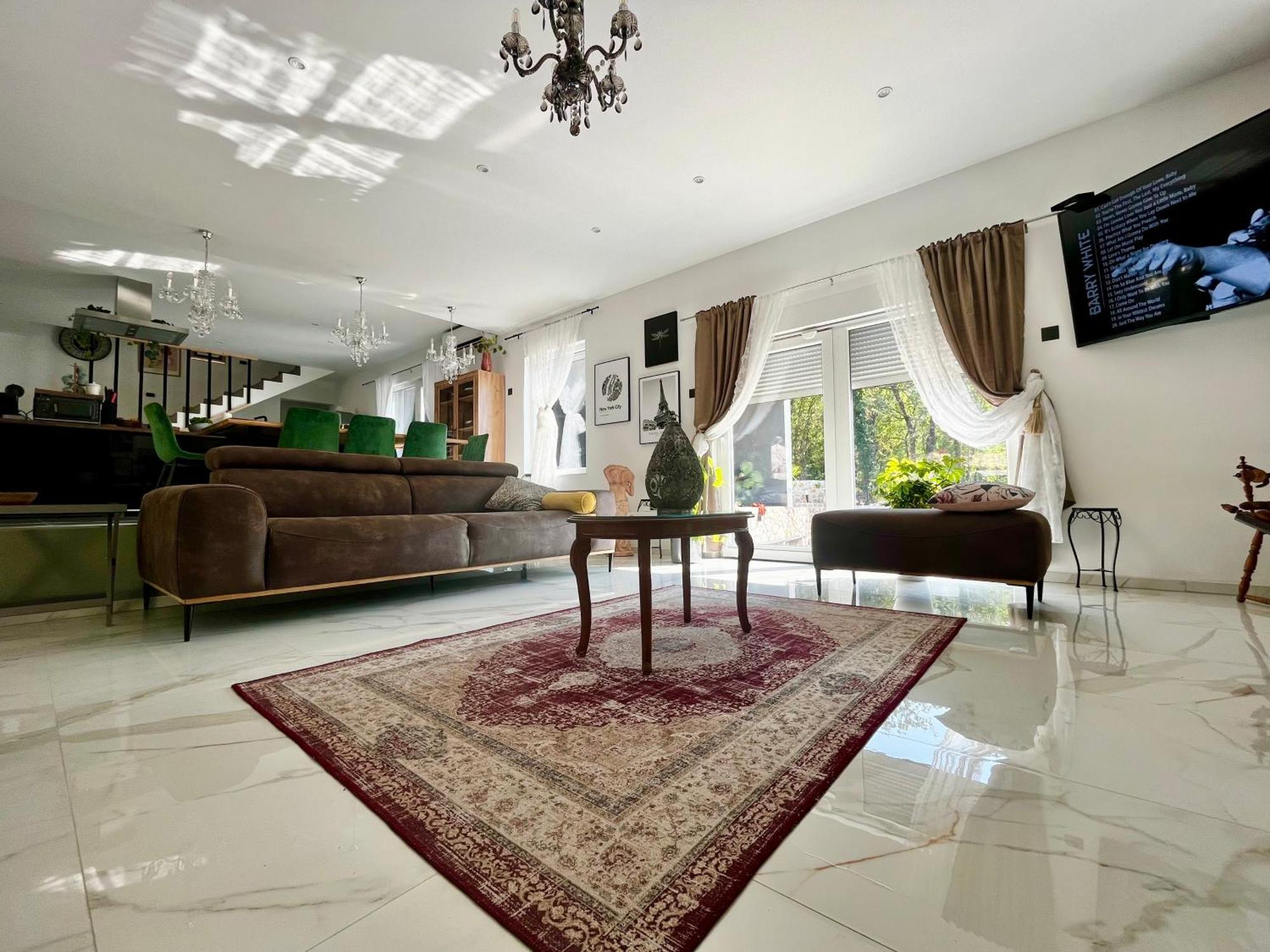 Luxury Villa Andrea Vrzika In Forest Near The Sea Zagvozd Exterior photo
