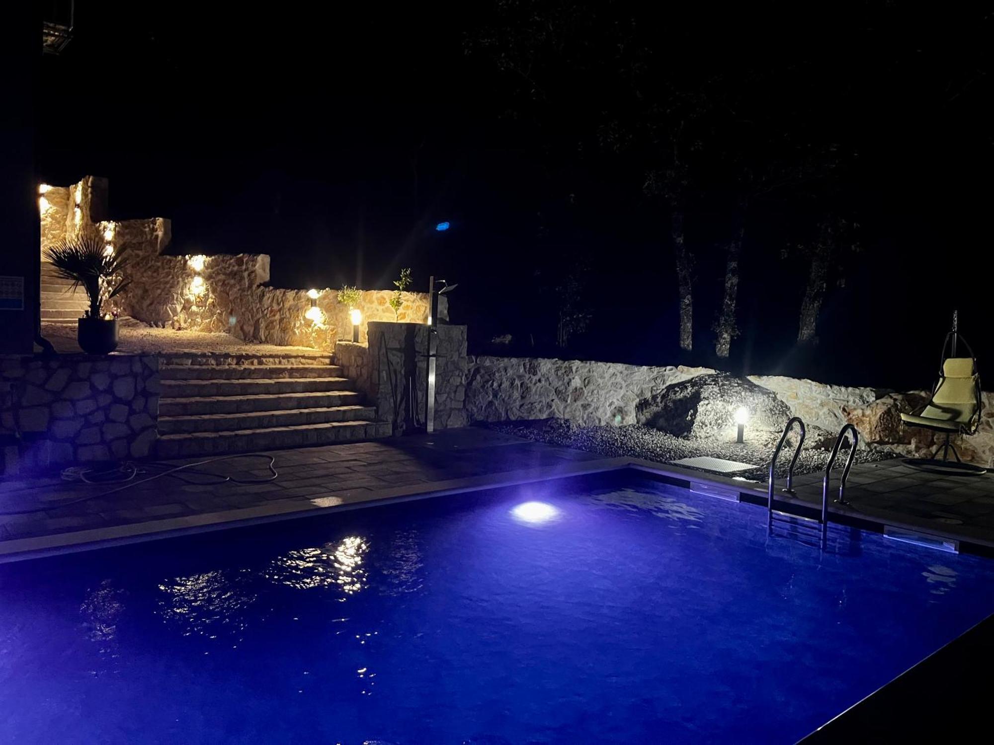 Luxury Villa Andrea Vrzika In Forest Near The Sea Zagvozd Exterior photo