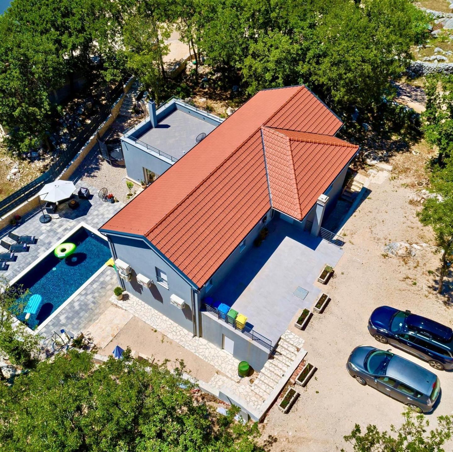 Luxury Villa Andrea Vrzika In Forest Near The Sea Zagvozd Exterior photo