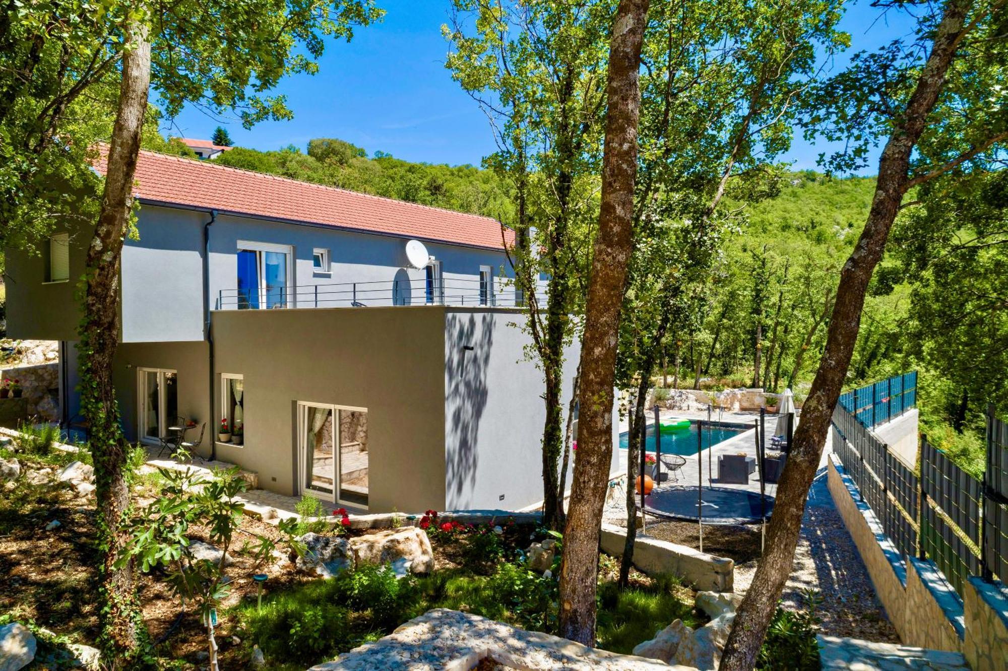 Luxury Villa Andrea Vrzika In Forest Near The Sea Zagvozd Exterior photo